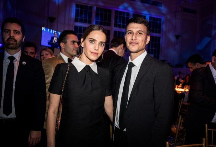 אסי עזר ורותם סלע באירוע ההתרמה בניו יורק (צילום: אוהד קב)