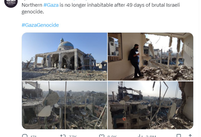 מקדסי מפיץ פייק ניוז בטוויטר (צילום: צילום מסך טוויטר)