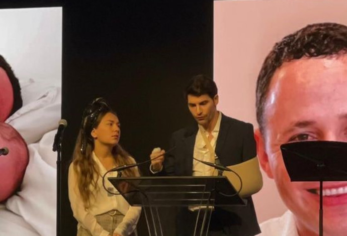 ידין גלמן וענת מאיר (צילום: אוהד קב)