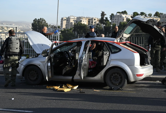 פיגוע ירי בירושלים (צילום:  יואב דודקביץ/TPS)