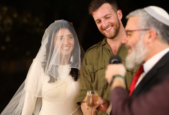 ג׳ייק גולדסטון ומורגן מתחתנים (צילום:  רן ברגמן)