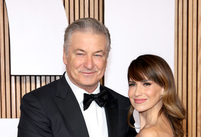 אלק והילריה בולדווין (צילום: Dimitrios Kambouris/Getty Images)