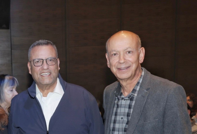 דני מימראן ומשה ליאון (צילום: רפי דלויה)