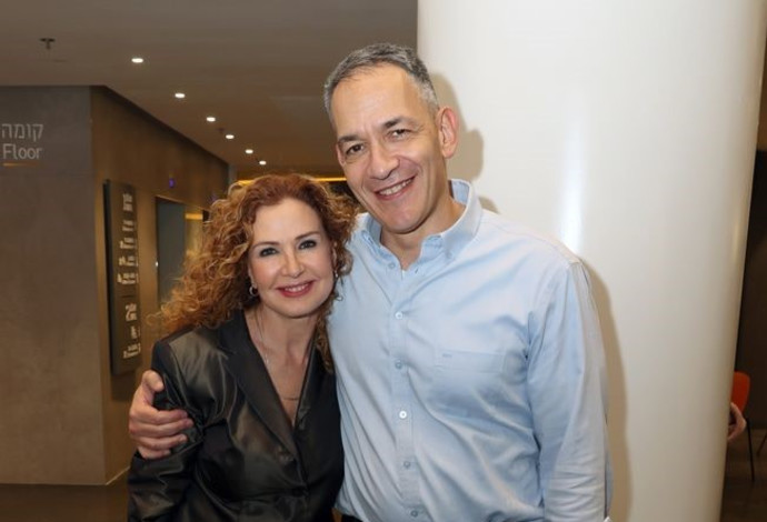 רון אבידן ולימור גולדשטיין (צילום: איציק בירן)