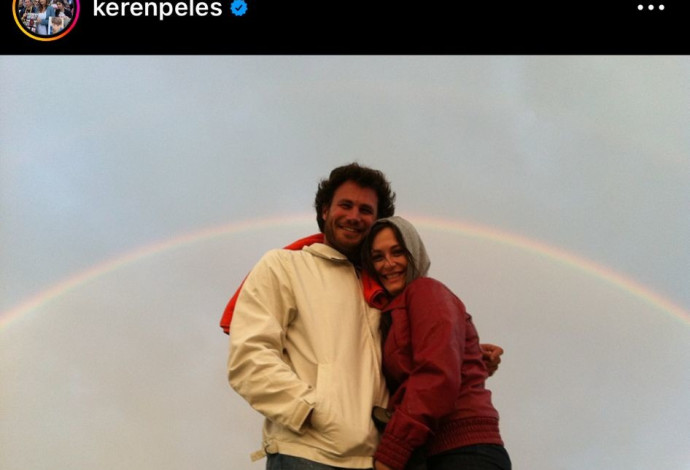 קרן פלס נפרדת מנועם טור (צילום: צילום מסך אינסטגרם)