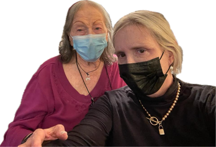 עדה הוז פלס וליאורה במהלך הקורונה  (צילום: פרטי)