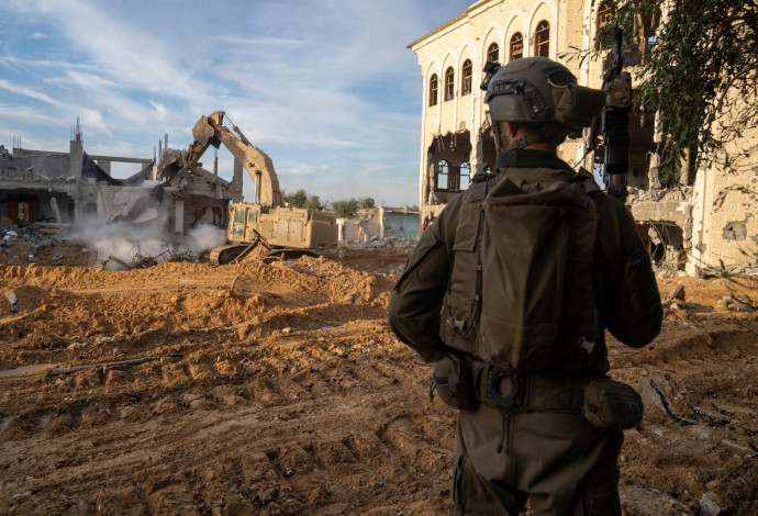 פעילות כוחות צה''ל ברצועת עזה (צילום: דובר צה''ל)