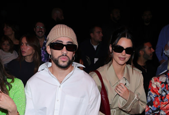 קנדל ג'נר ובאד באני (צילום: Jacopo M. Raule gettyimages)