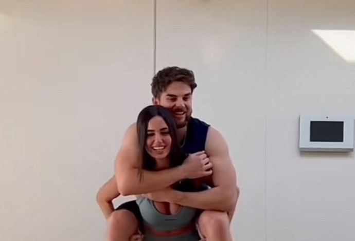 נת'ניאל בוזוליק, ליה נגה (צילום: צילום מסך אינסטגרם)