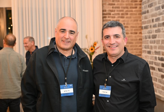 אבי אדרי, ניר ברקן (צילום: אוהד הרכס, מכון ויצמן למדע)