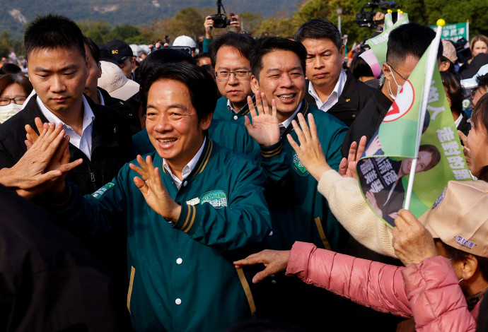 לאי צ'ינג-טה, שנבחר לנשיאות טייוואן (צילום:  רויטרס)