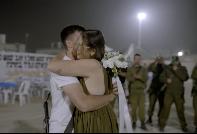״החתונה הישראלית שלי״, גל וירדן (צילום:  צילום מסך מתוך קשת 12)