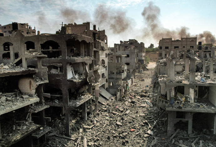הרס בעיר עזה (צילום:  AFP via Getty Images)