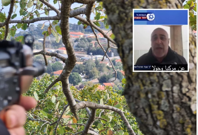 האיום על איתן דוידי (צילום:  רשתות ערביות)
