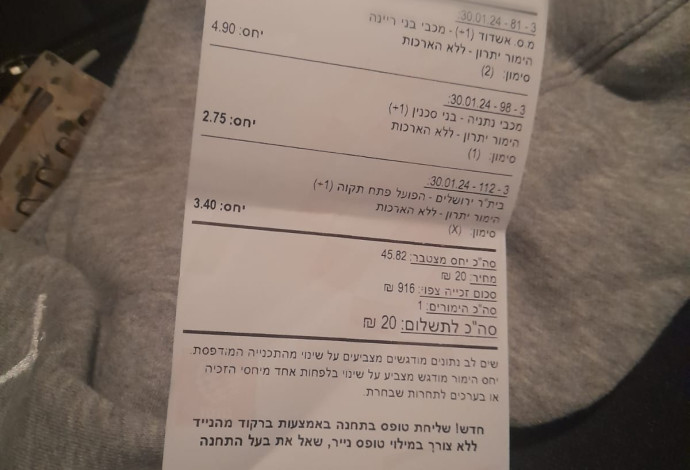 כרטיסי ההימורים שנתפסו (צילום:  דוברות המשטרה)