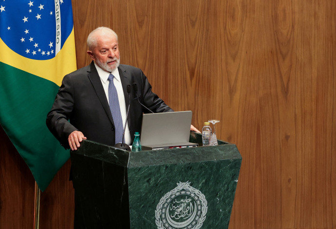 נשיא ברזיל לואיס אינסיו דה סילבה המכונה "לולה" (צילום:  REUTERS/Mohamed Abdel-Ghany/File Photo)
