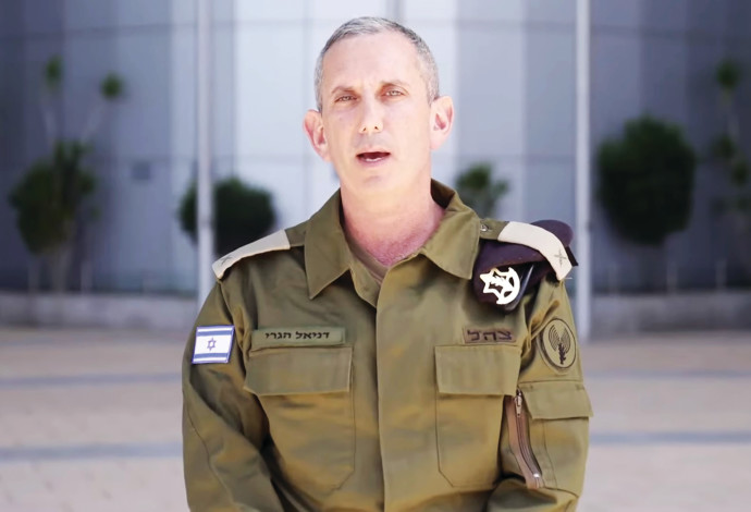ההודעה הראשונה של דניאל הגרי במלחמת חרבות ברזל 7 לאוקטובר (צילום:  דובר צה"ל)
