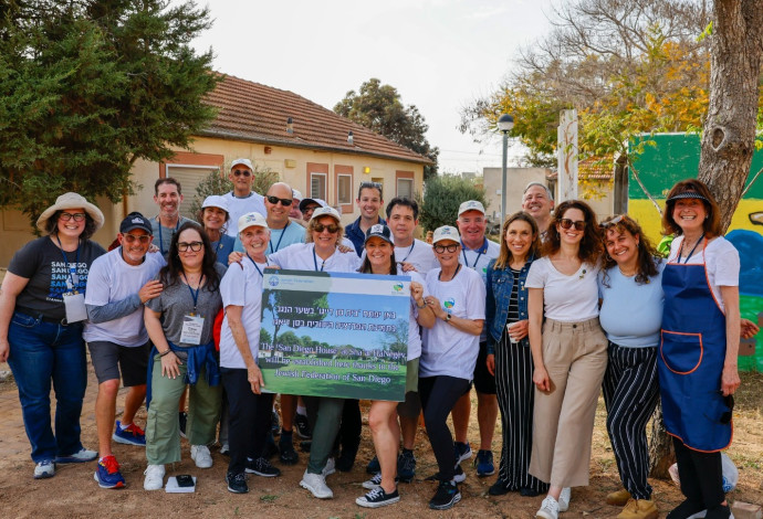 ביקור המשלחת מסן דיאגו בשער הנגב (צילום:  גיא יחיאלי)