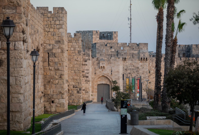 חומות ירושלים (צילום:  יונתן זינדל פלאש 90)