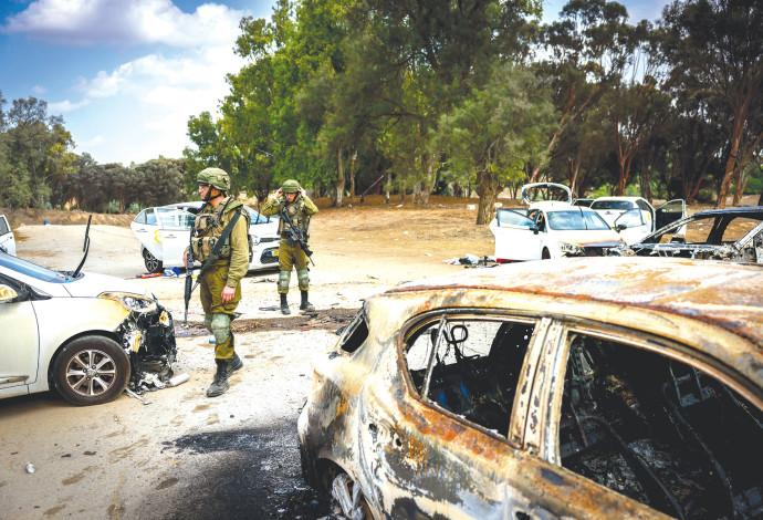 אזור המסיבה ברעים (צילום:  חיים גולדברג פלאש 90)