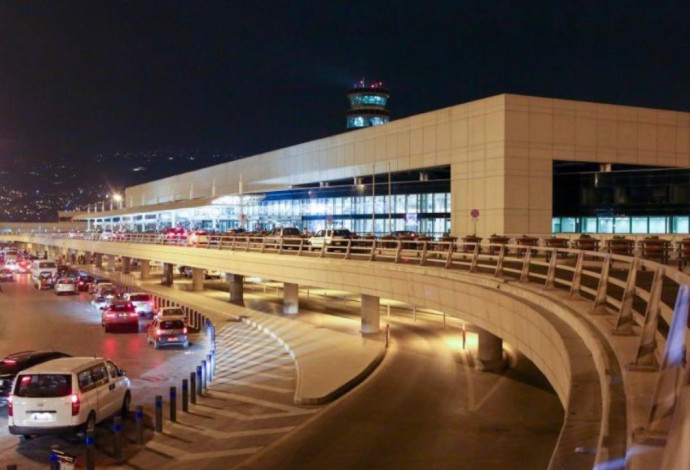 נמל התעופה בביירות (צילום:  רשתות ערביות)