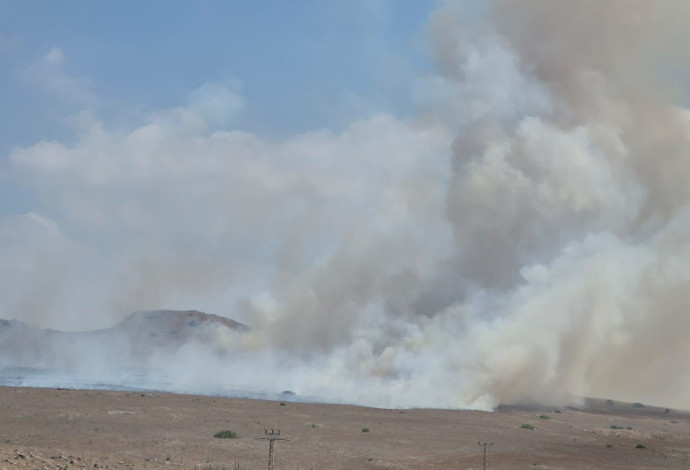 ירי לגליל התחתון (צילום:  מועצת גליל תחתון)