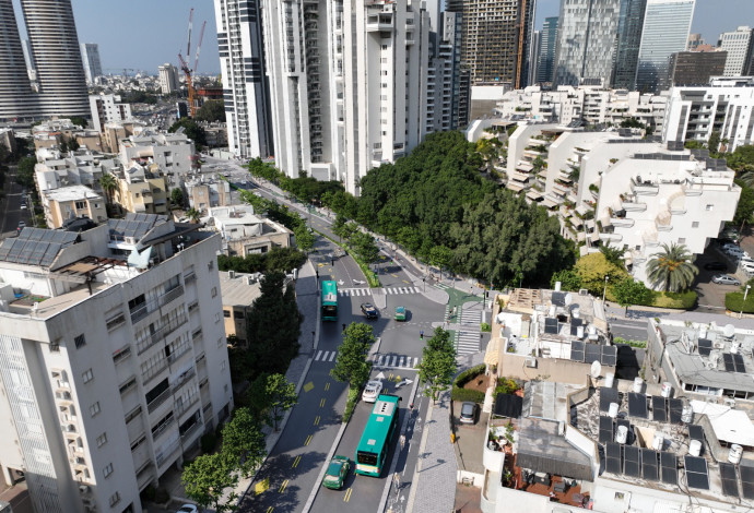 הדמיית פרויקט "מהיר לעיר" (צילום:  סטודיו עדי בואנו - ארקאפקט)