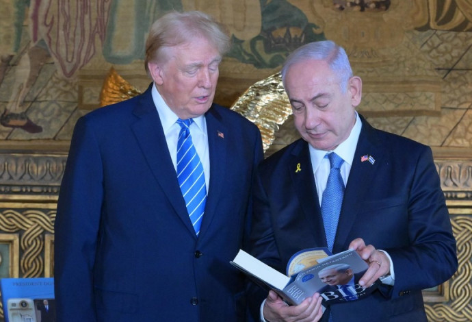 בנימין נתניהו ודונלד טראמפ (צילום:  עמוס בן גרשום/לע״מ)