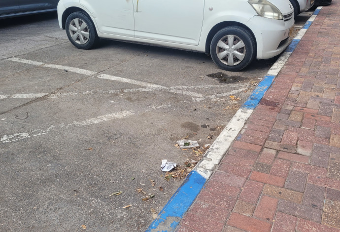 חניה כחול לבן  (צילום:  יוסי יוסף)