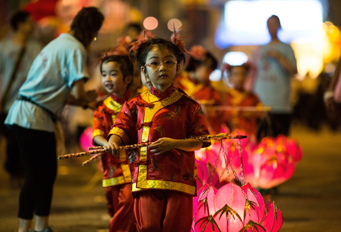 פסטיבל אמצע הסתיו, הונג קונג  (צילום:  Lam Yik Fei/Getty Images)