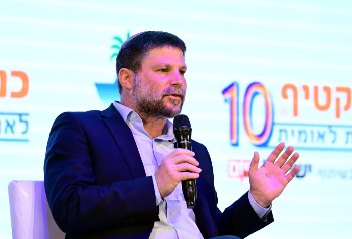 בצלאל סמוטריץ' בכנס קטיף (צילום:  יוסי זליגר)