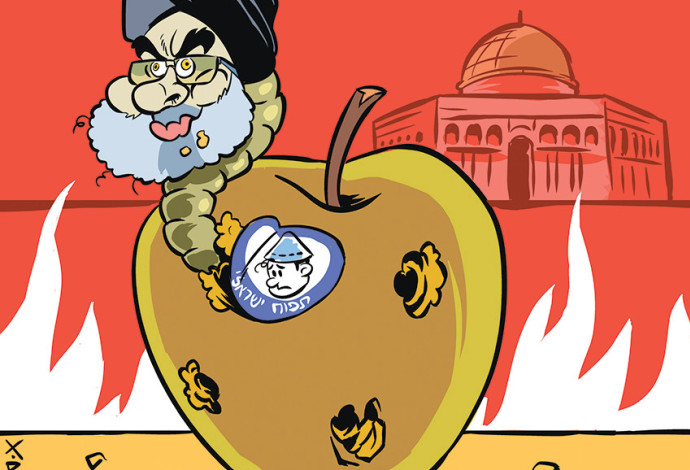 הר הבית בידו (צילום:  איור איציק סמוכה)