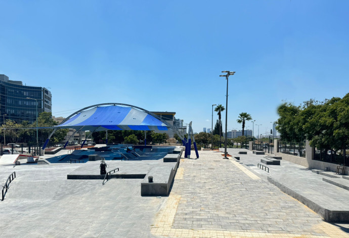 סקייטפארק (צילום:  עיריית פתח תקווה)
