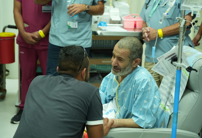 קאיד פרחאן קאדי בבית החולים (צילום:  לע"מ,יוסי איפרגן)