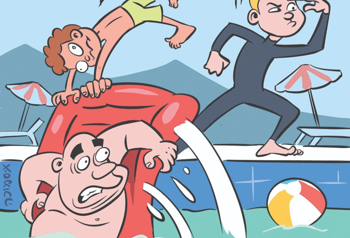 המלון הנכון, עם הספא הנכון ועם החברים הנכונים (צילום:  איור איציק סמוכה)