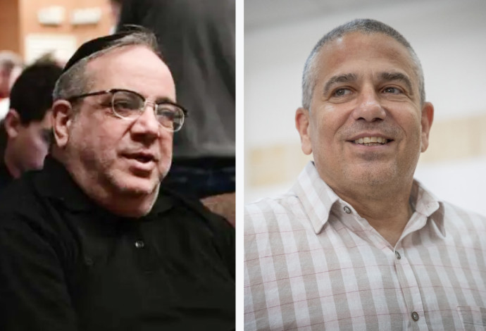 ינון מגל ויגאל גואטה (צילום:  אבשלום ששוני, פלאש 90,חיים גולדברג, פלאש 90)