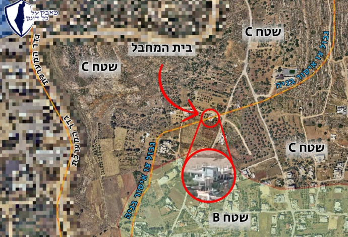 ביתו של המחבל מהפיגוע בבנימין (צילום:  פורום מאבק על כל דונם)