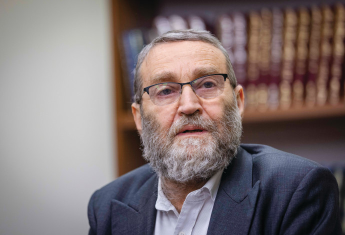 משה גפני מיהדות התורה (צילום:  אוליביה פיטוסי, פלאש 90)