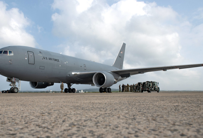 מטוס KC-46A פגסוס, שעתיד להיות מסופק לישראל עד סוף 2026 (צילום:  רויטרס)