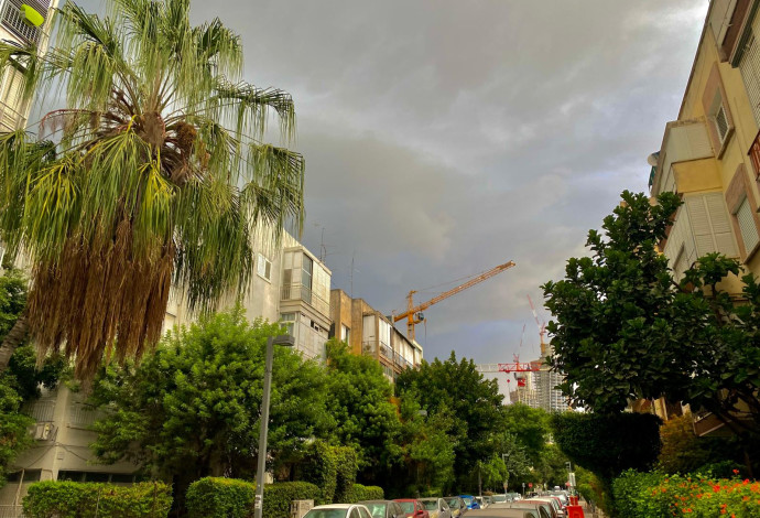 גשם במרכז (צילום:  אבשלום ששוני)