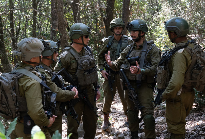 סיור מפקד פיקוד צפון בגבול לבנון (צילום:  דובר צה"ל)