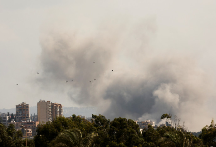 תקיפה בלבנון (צילום:  REUTERS/Aziz Taher)