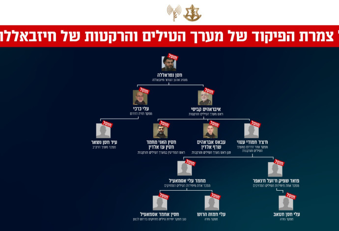 צמרת החיזבאללה שחוסלה  (צילום:  דובר צהל)