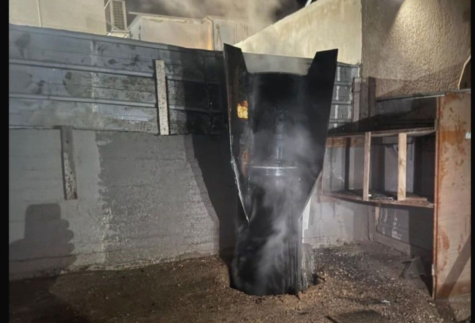 נפילה בתל שבע אצל משפחת אבו סריחאן (צילום:  רשתות חברתיות, שימוש לפי סעיף 27 א')