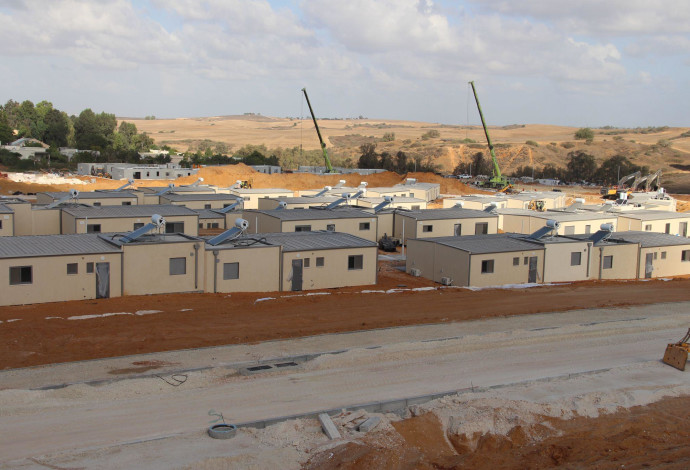 תוך ארבעה חודשים במקום עשרה. השכונה החדשה שהוקמה בקיבוץ רוחמה  (צילום:  קק"ל)