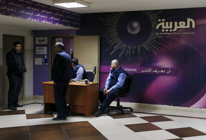 אולפני "אל ערביה" בביירות, לבנון (צילום:  רויטרס)