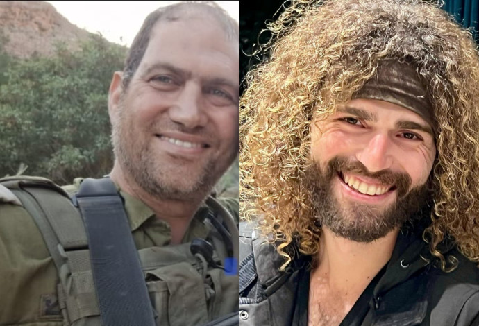 אבירם חריב וסער אליעד נורסקי (צילום:  דובר צה"ל)