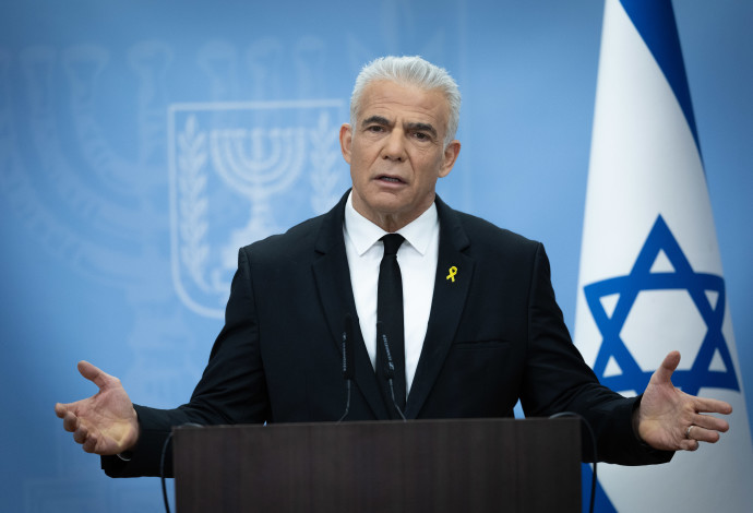 יאיר לפיד (צילום:  יונתן זינדל, פלאש 90)