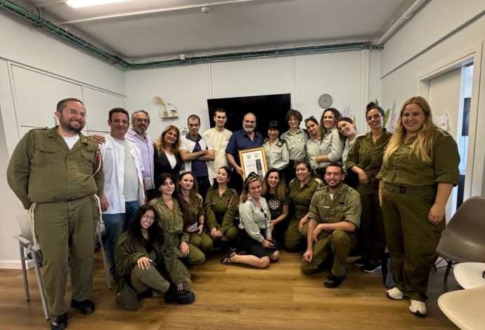 ביקור נשיאת בית הדין הצבאי לערעורים בבית לוינשטיין (צילום:  מרכז השיקום בית לוינשטיין)