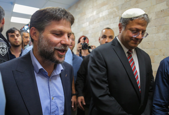 איתמר בן גביר, בצלאל סמוטריץ' (צילום:  פלאש 90)
